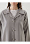 Lcw grace gray linen look women's shirt tunic - 3