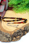 Moire Yellow Black Capsule Cut Silver Tassel Fire Amber Prayer Beads 201024409 - 3