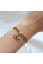 Steel Eye Bracelet - Gold Color Steel Eye Bracelet - Steel Bracelet with Eye Symbol - Steel Bracelet - 5