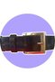 100% Leather Patent Leather 4cm Men's Sports Cloth Linen Jeans Canvas Pants Belt - 7