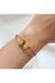 Butterfly Bracelet - Steel Butterfly Bracelet - Gold Color Butterfly Bracelet - Steel Bracelet - 7
