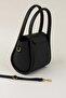 Medium Size Fluffy Form Hand and Shoulder Bag with Gold Lock - 5