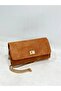 Clamshell Bag Genuine Suede Leather Women's Hand Shoulder Diagonal Bag