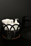 Black Round Rattan Basket |   17X12Cm |   100% Handcrafted & Domestic Production