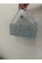 Shiny Women's Handbag with Hologram Beads - 4