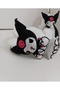 Children's Plush Earflap with Kuromi Figure Black - 3