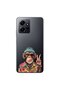 Xiaomi Redmi Note 12 Compatible Transparent Case with Cool Monkey Design