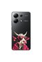 Xiaomi Redmi Note 13 Compatible Transparent Case with Cool Cow Design