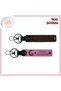 Homeland Themed Armağan on Birthday – Children's and Crescent and Star Keychain Set of 2, Dark Brown-Pink