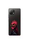 Xiaomi Mi 11 Lite Compatible Transparent Case with Cool Rooster Design