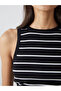 قميص نسائي مخطط بياقة روبا من سلسلة Shining Selections Zero من Shining Store - 4