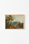 Lake Landscape - Wooden Patterned Frame