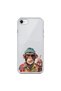 iPhone 6 Plus Compatible Transparent Case Cool Monkey Design