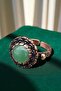 Copper Pure Ring Adjustable Aventurine Evil Eye Very Good Quality (Gift, Daily, Special Day) Antique - 3