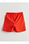 Lcw Eco Orange Basic Boys' Swim Shorts with Elastic Waist - 2
