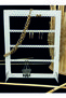 Jewelry Earring Stand Laser Cut Wooden Stand / 4-Section Rectangular Stand