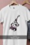 Oversize Warlock Electric Guitar Purple Tentacle Design Unisex T-Shirt - 2