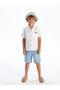 Nevavm Short-Sleeved Printed Boy's Shirt with Difference - 2