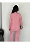 Oversize Zippered Chimera Detail Wide Leg Modal Fabric Tracksuit Set - 7
