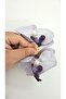Orchid Flower Pearl Latch Buckle 10 cm Double Sided 1 Piece - 3