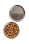 24 Cm Stainless Steel Perforated Pizza Lahmacun Stuffed Rolling Mat Tray 1 Piece - 3