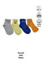 Emoji Themed Children's Socks 4-Piece – Fun Daily Use - 4