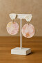 Handmade Meral Design Earrings |   Polymer Clay Vintage Earrings |   Light and Stylish Bijoux Earrings - 3
