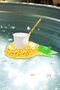 Yellow Pineapple Pool Toy and Cup Holder, Fun and Practical for Kids - 2