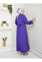 Women's Three Tie Linen Kimono Suit - 7