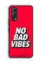 Vivo T1x Protective Case Cover No Bad Vibes - 2