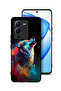 Vivo V25 Pro 5G Protective Case Cover Wolf Colorful Art