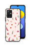 Vivo T1 5G Protective Case Cover Leaves And Roses Pattern