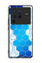 Vivo X80 Pro Protective Case Cover Honeycomb Hexagon Icon Networks - 2