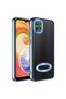 Galaxy A03 Case Colorful Edges Platinum Plated Back Transparent Cover