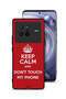 Vivo X80 Protective Case Cover Keep Calm And Dont Touch My Phone