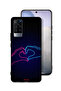 غطاء حماية لهاتف Vivo X60t بتصميم يد تلامس القلب