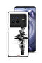 غطاء حماية Vivo X80 بتصميم فن الأرض والفضاء