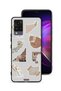 Vivo V21 Protective Case Cover Pieces Of Paper Stickers