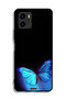 غطاء حماية لهاتف Vivo Y15s بتصميم فراشة - 2