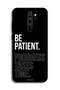 Xiaomi Redmi Note 8 Pro Protective Case Cover Be Patient Progress Takes Time - 2