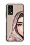 غطاء حماية لهاتف شاومي ريدمي نوت 11 برو 5G، رسم فتاة نصف وجه - 2