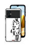 Xiaomi Poco M5 4G Protective Case Cover Saudi Kings Art B_W