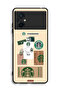 Xiaomi Poco M5 4G Protective Case Cover Coffee Sticker - 2