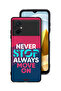Xiaomi Poco M5 4G Protective Case Cover Never Stop Always Move On