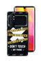 Xiaomi Mi Note 10 Lite Protective Case Cover Caution Never Touch My Phone