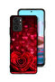 Xiaomi Redmi Note 10S Protective Case Cover Heart Flowers Abstract Art