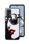 Xiaomi 12 Lite Protective Case Cover Girl Face Abstract Art