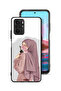 Xiaomi Redmi Note 10S Protective Case Cover Holding Roses Girl Art