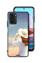 Xiaomi Redmi Note 10 4G Protective Case Cover Hat Girl Standing
