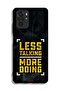 Xiaomi Redmi Note 10S Protective Case Cover Less Talking More Doing - 2